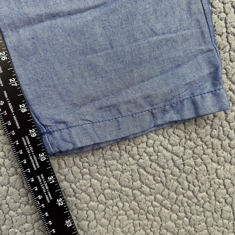 Tommy Hilfiger Slim Fit Men's Linen Blend Chinos Sz 36W/30L Light Blue - Picture 8 of 8